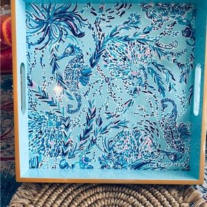 Lily Pulitzer decorative serving tray 16 x16